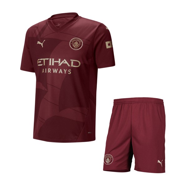 Camiseta Manchester City Tercera equipo Niño 2024-25